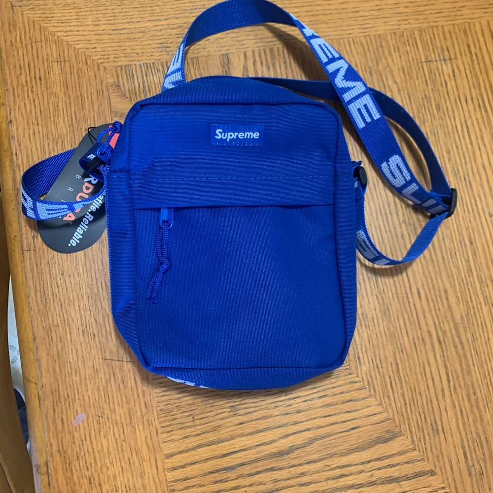 Supreme SS18 Shoulder Bag Royal Blue
